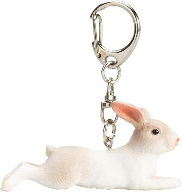 Rabbit lying Keychain cover