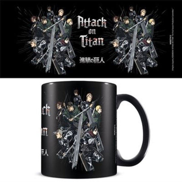 Attack On Titan S4 (Strike Team) Black Mug cover