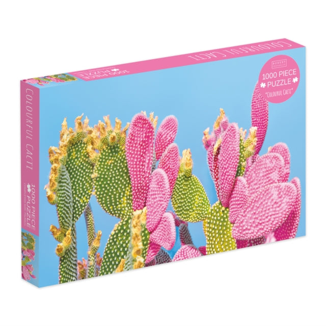 Jigsaw 1000 Pc Rectangular - Colourful Cactus cover
