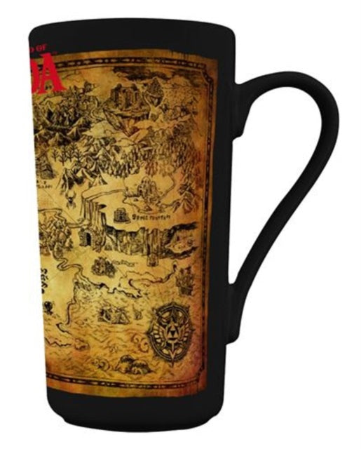 Legend Of Zelda (Black & Gold Map) Grande Mug cover