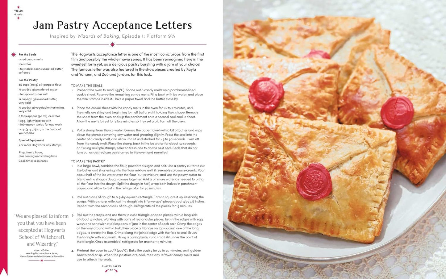 Harry Potter: Wizards of Baking: The Official Companion Guide: Includes Delicious, Harry Potter–Inspired Recipes to Make at Home