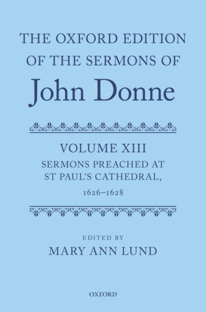 The Oxford Edition of the Sermons of John Donne cover