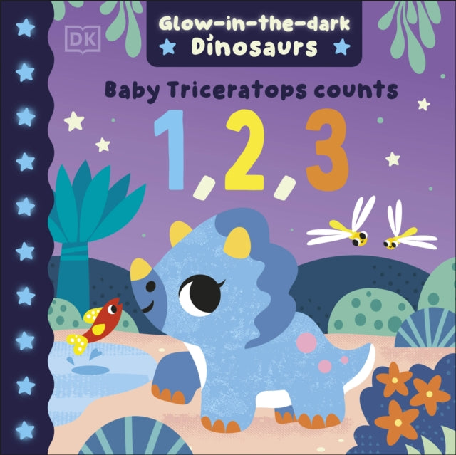Baby Triceratops Counts 1, 2, 3 cover