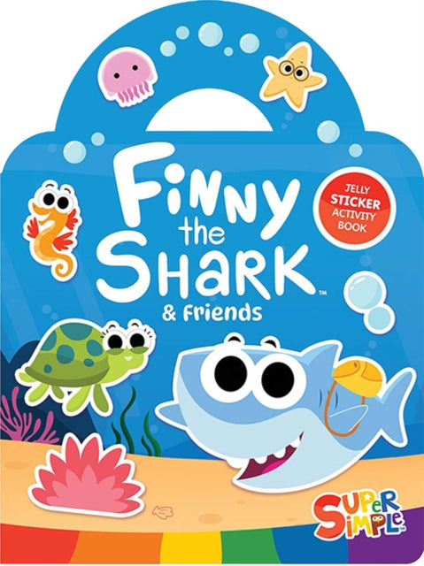 Super Simple™ Finny the Shark & Friends Jelly Sticker Playset (Includes 20 Reusable Stickers!) cover
