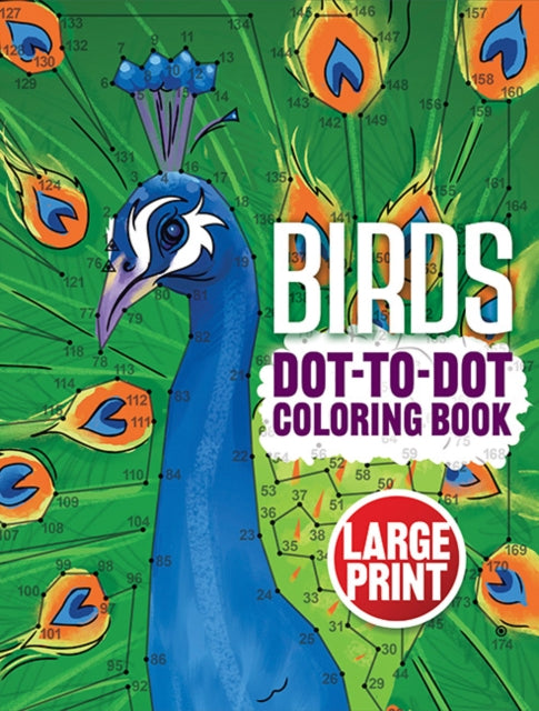 Birds Dot-to-Dot Coloring Book cover