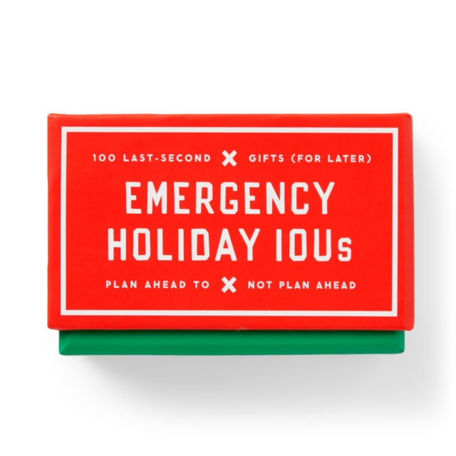 Emergency Holiday IOUs Card Set cover