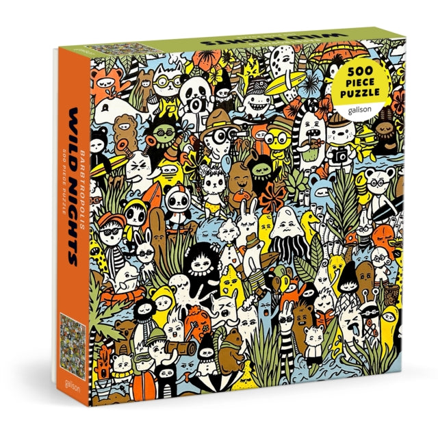 Barbtropolis Wild Nights 500 Piece Puzzle cover