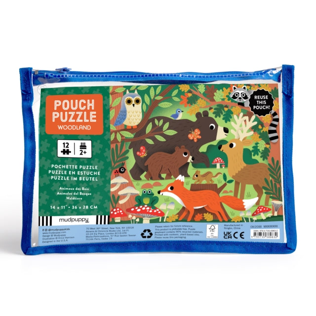 Woodland 12 Piece Pouch Puzzle cover