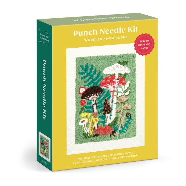 Woodland Mushrooms Punch Needle Kit cover