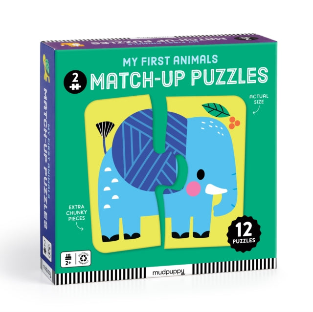 My First Animals 2 Piece Match-up Puzzles cover