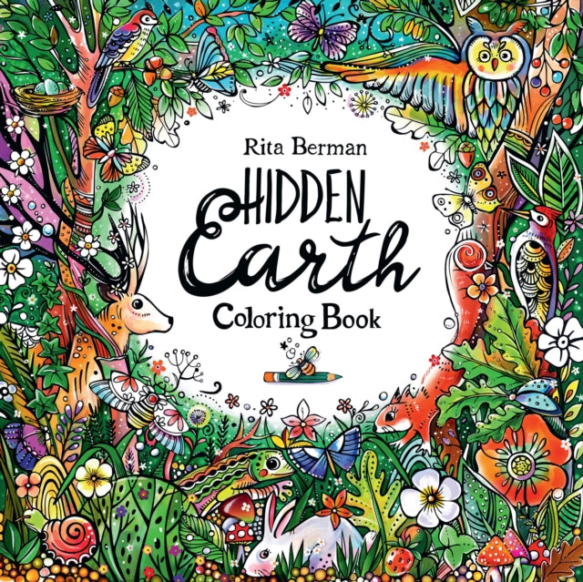 Hidden Earth Coloring Book cover
