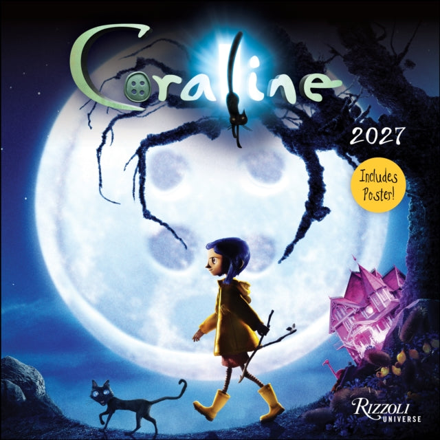 Coraline 2027 Wall Calendar (Includes Full-Color Poster) cover