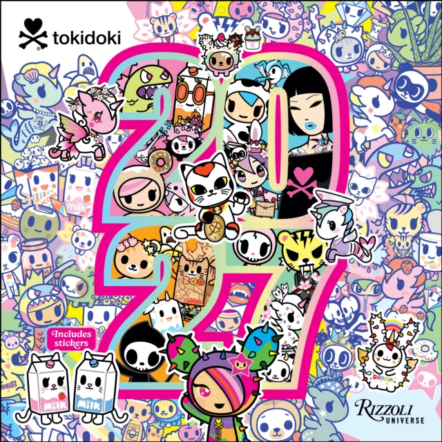 tokidoki 2027 Wall Calendar (Includes Stickers) cover