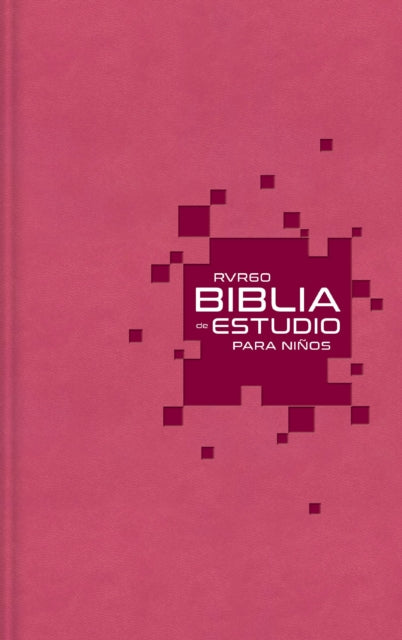 RVR60 Biblia de estudio para niños, Leathersoft, Rosado cover