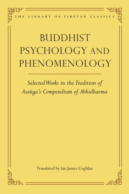 Buddhist Psychology and Phenomenology cover