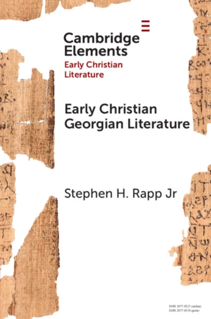 Early Christian Georgian Literature cover