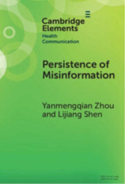 Persistence of Misinformation cover