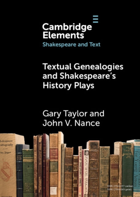 Textual Genealogies and Shakespeare's History Plays cover