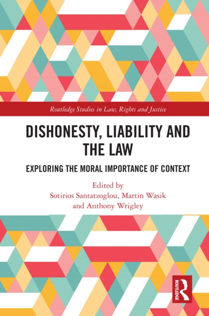Dishonesty, Liability and the Law cover
