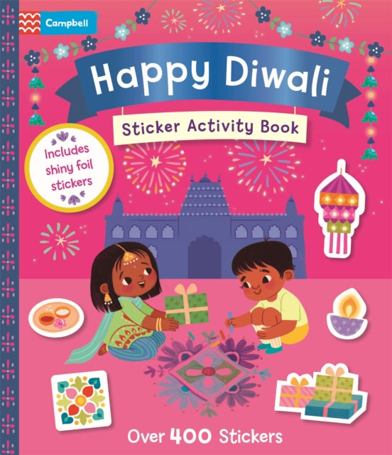 Happy Diwali Sticker Activity Book cover