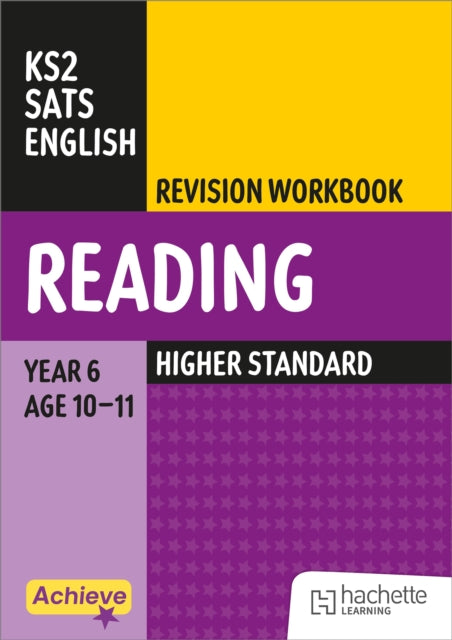 Achieve SATs: KS2 Reading Revision Workbook (Higher) for the 2027 SATs tests cover