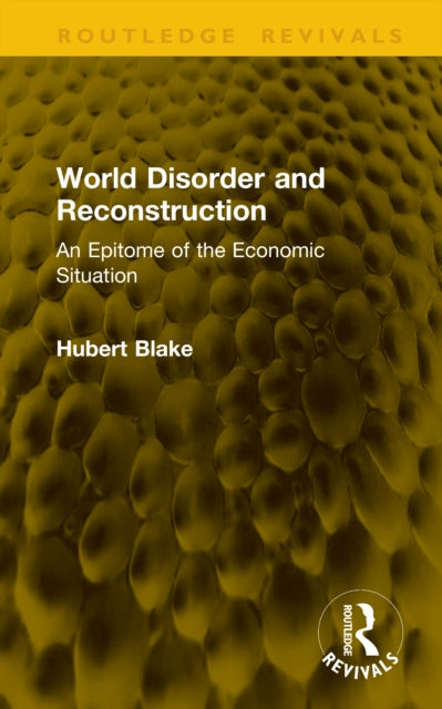 World Disorder and Reconstruction cover