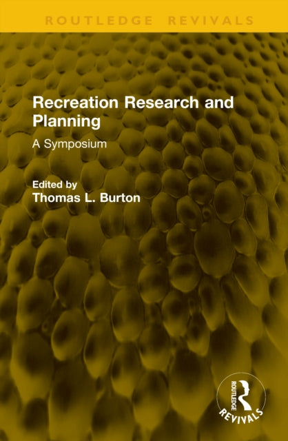 Recreation Research and Planning cover