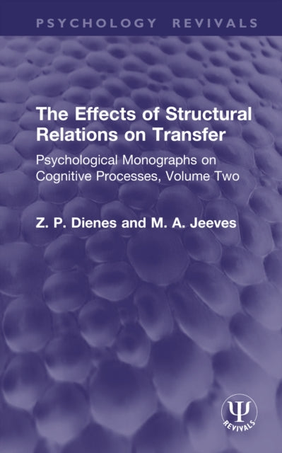 The Effects of Structural Relations on Transfer cover