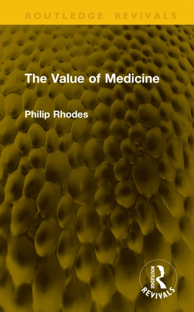 The Value of Medicine cover