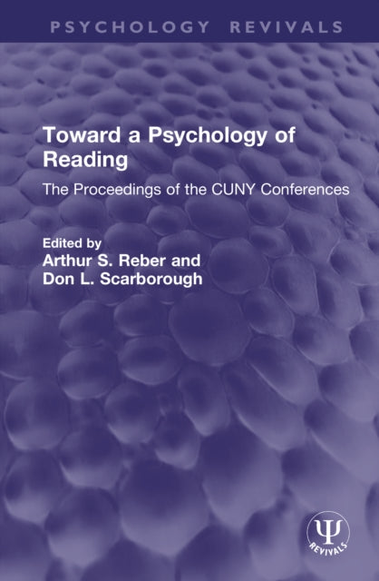 Toward a Psychology of Reading cover