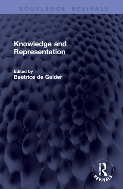 Knowledge and Representation cover