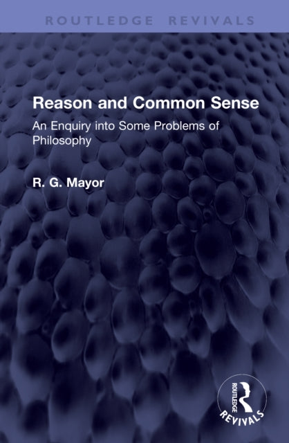 Reason and Common Sense cover