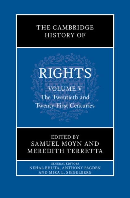 The Cambridge History of Rights: Volume 5, The Twentieth and Twenty-First Centuries cover