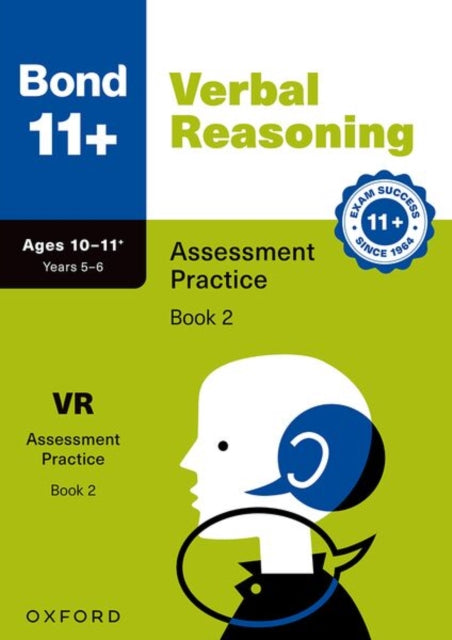 Bond 11+ Verbal Reasoning Assessment Practice Papers Age 10-11+ (Book 2) | for GL Assessment 2026 & other 11 plus exams cover