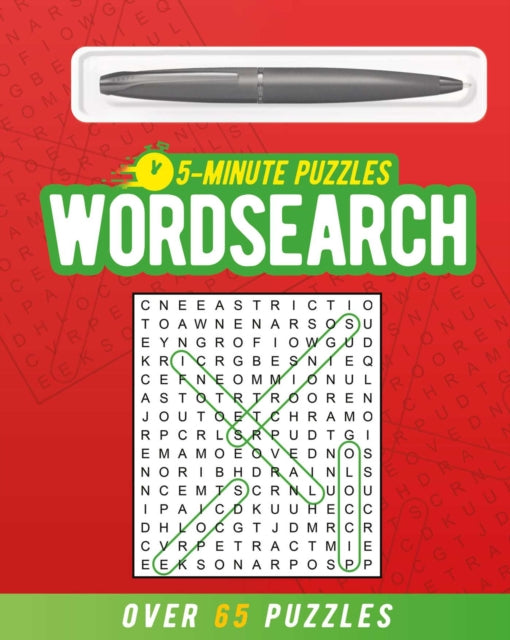 5-Minute Wordsearch (includes ball-point pen) cover