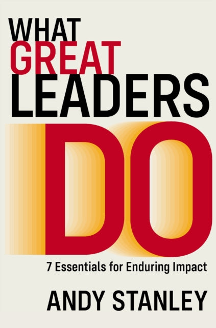 What Great Leaders Do cover