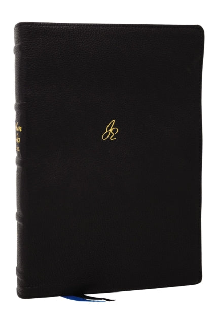 The Jonathan Edwards Study Bible: Experience Abiding Joy in Christ (NKJV, Black Genuine Leather, Red Letter, Comfort Print) cover