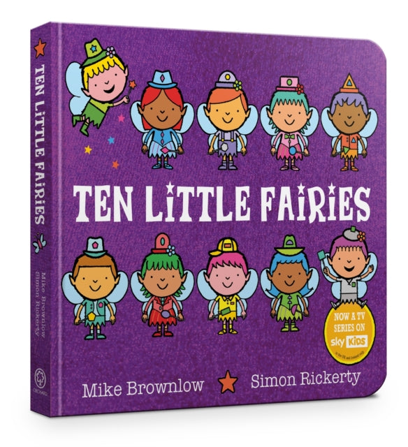 Ten Little Fairies Board Book cover