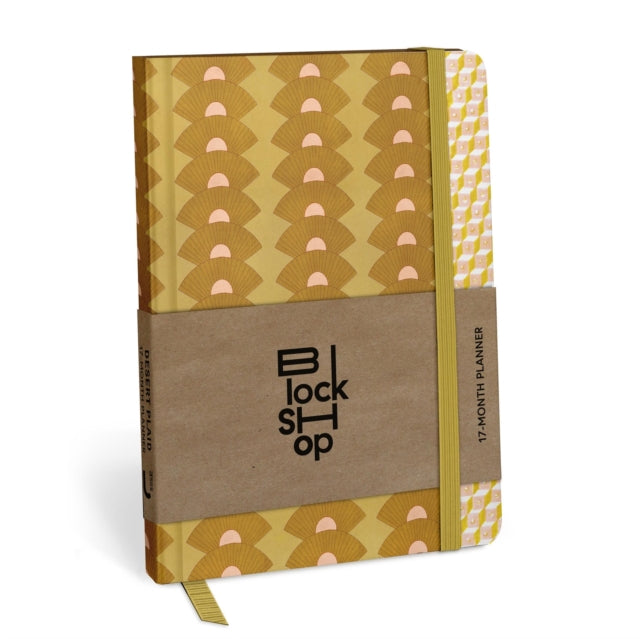 From the Block Shop Studio: Desert Plaid 17-Month Planner cover