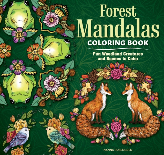 Forest Mandalas Coloring Book cover