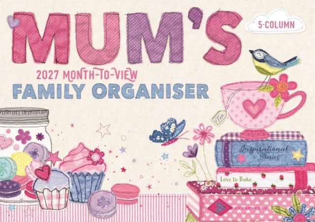 Mums Fabric & Buttons MTV Planner A4 cover