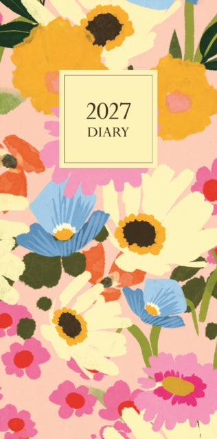 Fashion Diary Contemporary Floral Slim Diary cover