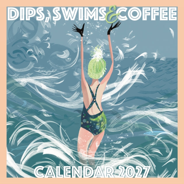 Dips, Swims & Coffee Wall cover