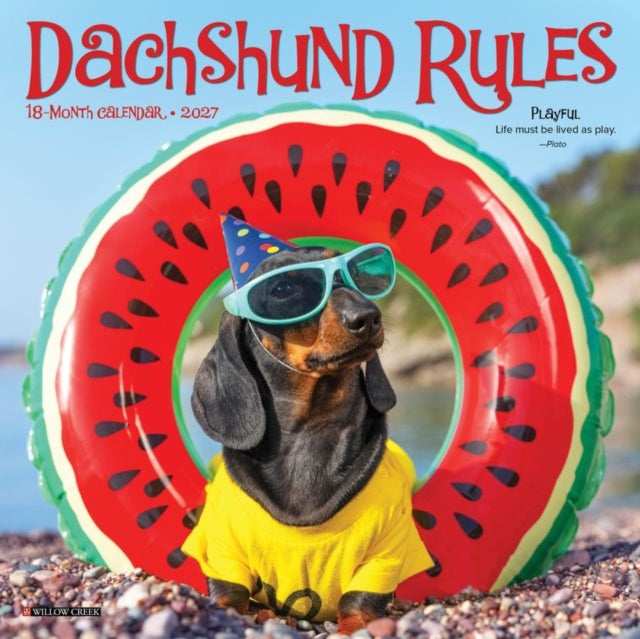 Dachshund Rules 2027 Mini cover
