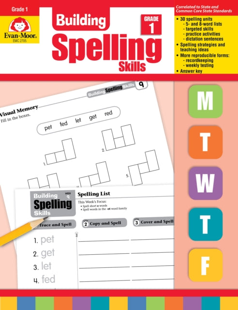 Building Spelling Skills Grade 1 Te cover