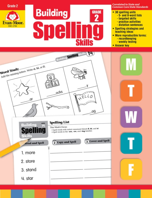 Building Spelling Skills Grade 2 Te cover