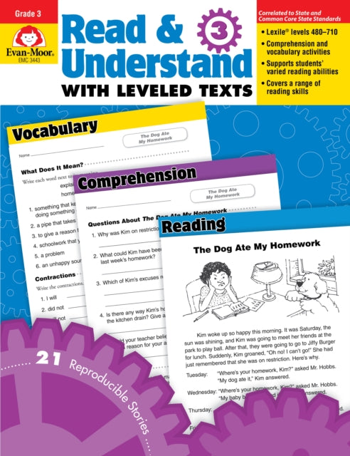 R&U With Leveled Texts, Grade 3 cover
