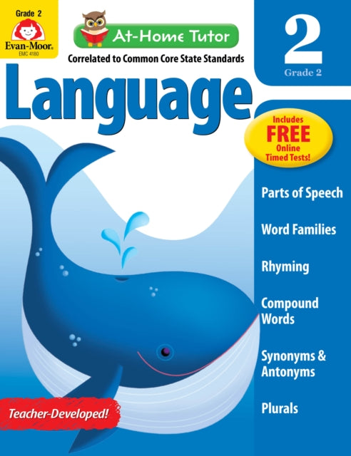 At Home Tutor Language, Grade 2 cover