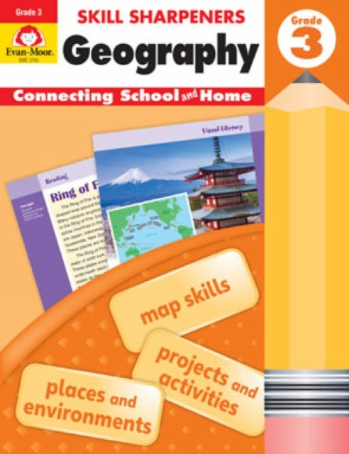 Skill Sharpeners: Geography, Grade 3 cover