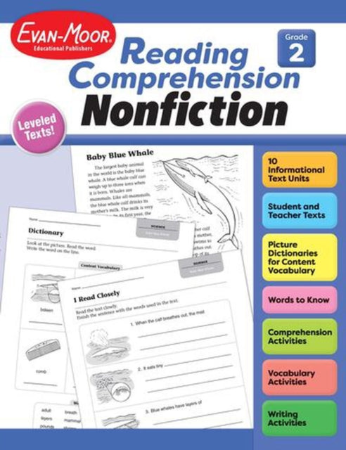 Reading Comprehension, Nonfiction, Grade 2 cover